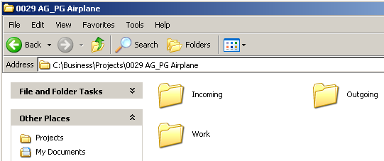 proj folder open